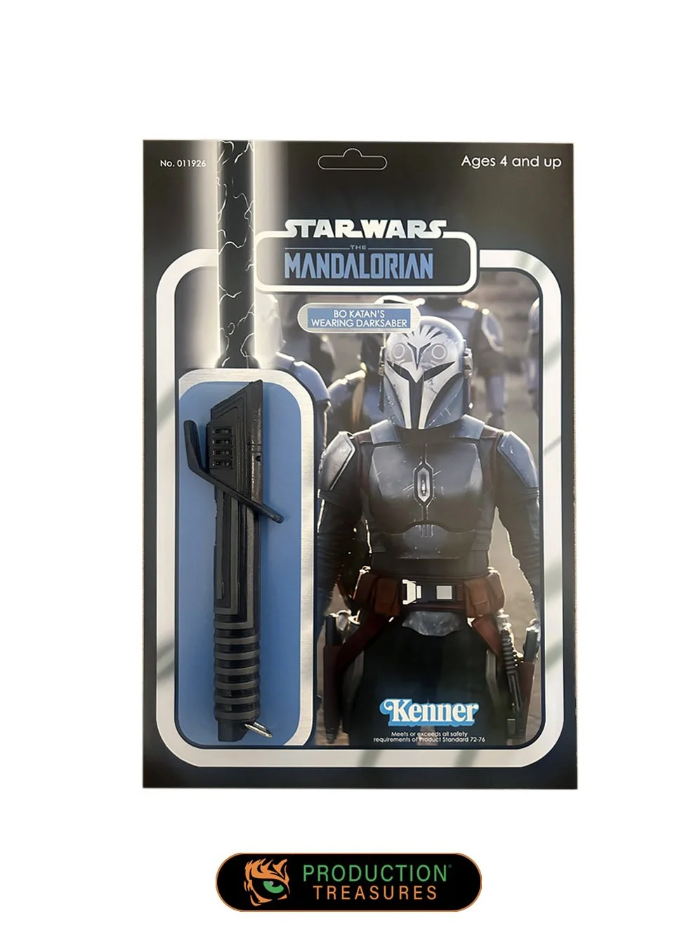 "Star Wars: The Mandalorian" (2019 - ) - Bo Katan (Katee Sackhoff) smaller darksaber made for Katee specifically. Made of hard urethane.