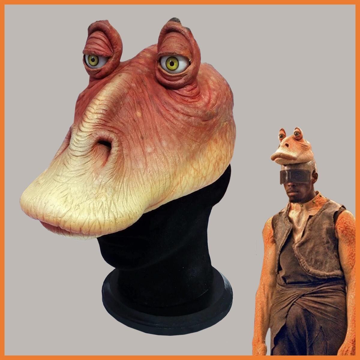Star Wars Ep.1: The Phantom Menace - Jar Jar Costume Head — Production  Treasures