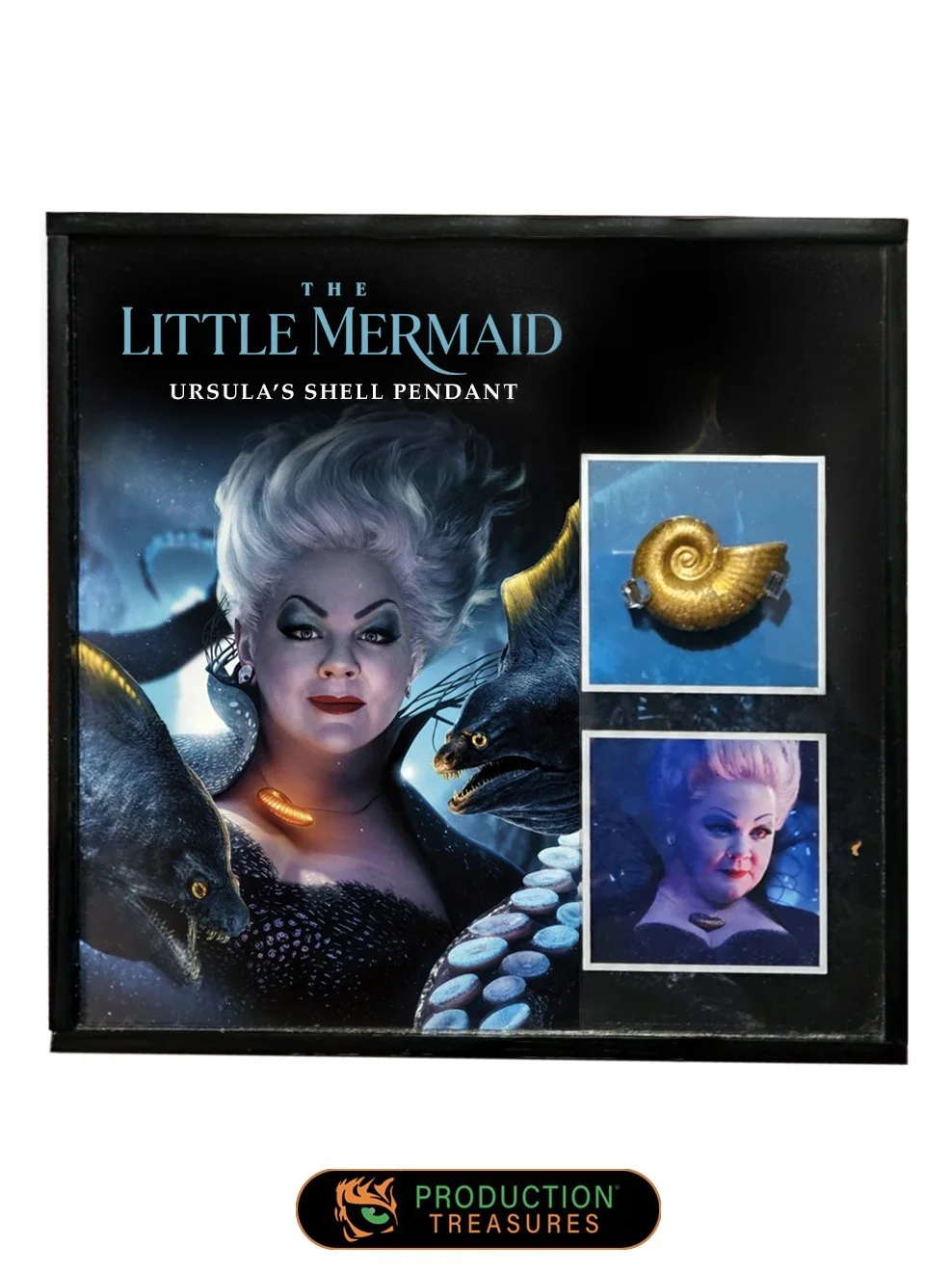 "The Little Mermaid" (2023) - Ursula's (Melissa McCarthy & Jessica Alexander) falling, break apart shell pendant.