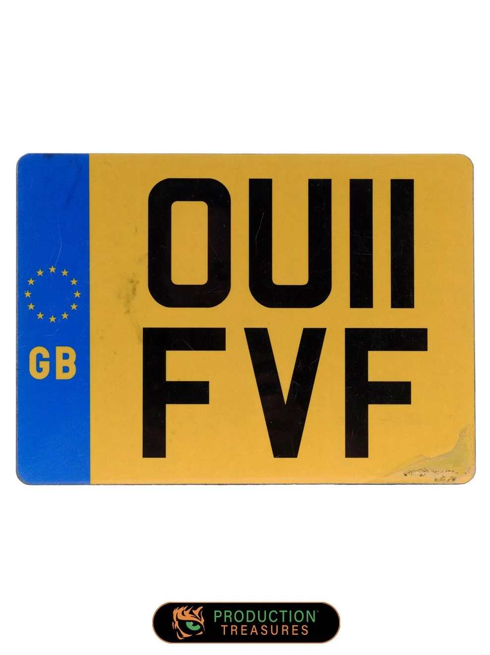 "Skyfall" (2012) - Police car production license plate.