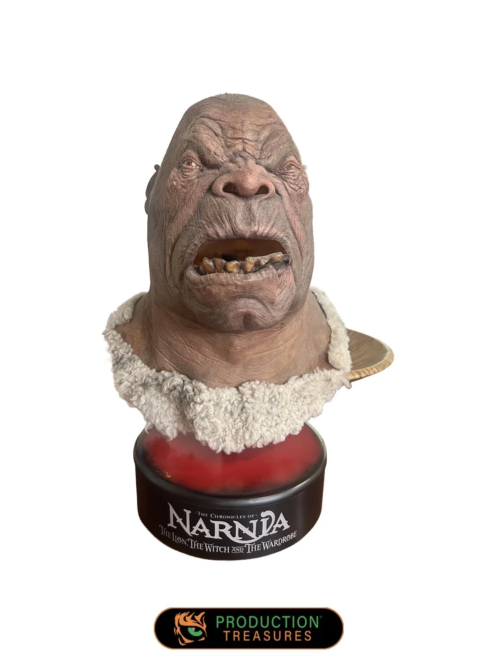 "The Chronicles of Narnia: The Lion, The Witch and The Wardrobe" (2005) - Ogre mask display.