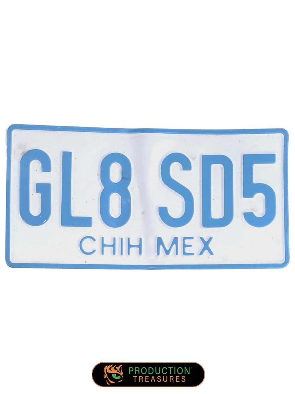"Terminator: Dark Fate" (2019) - Sarah Connor (Linda Hamilton) Land Cruiser hero metal license plate.