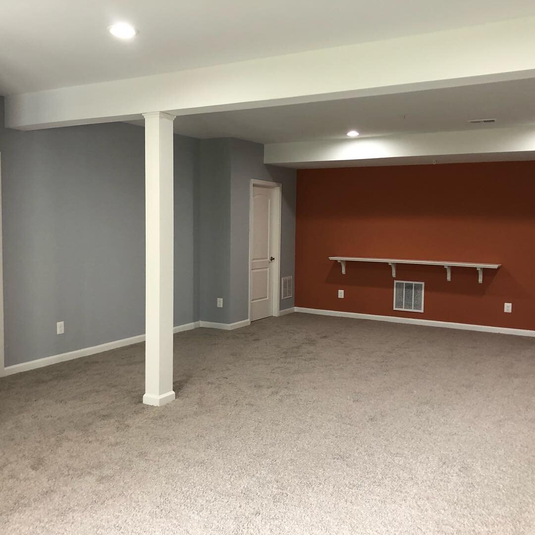 Finish basement done .!