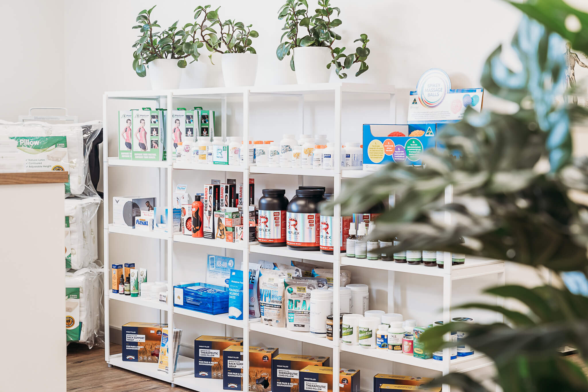 Our dispensary stocks natural supplements to compliment your Chiropractic or Massage treatment