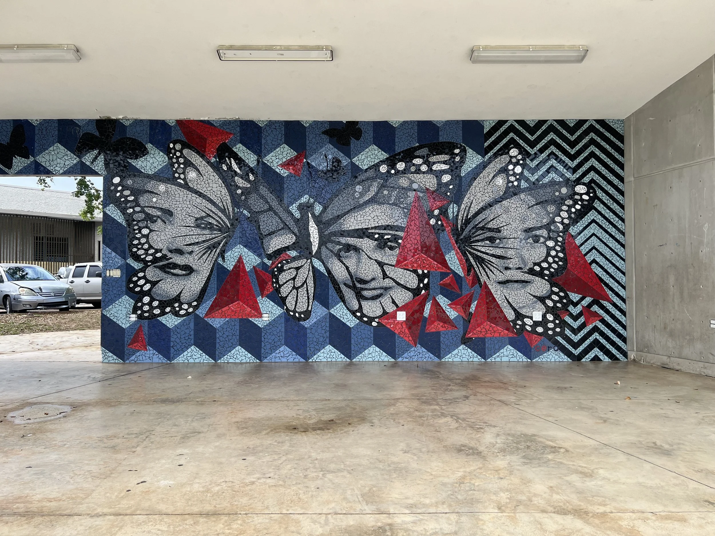 Mural de las hermanas Mirabal, Barrio Obrero, San Juan.