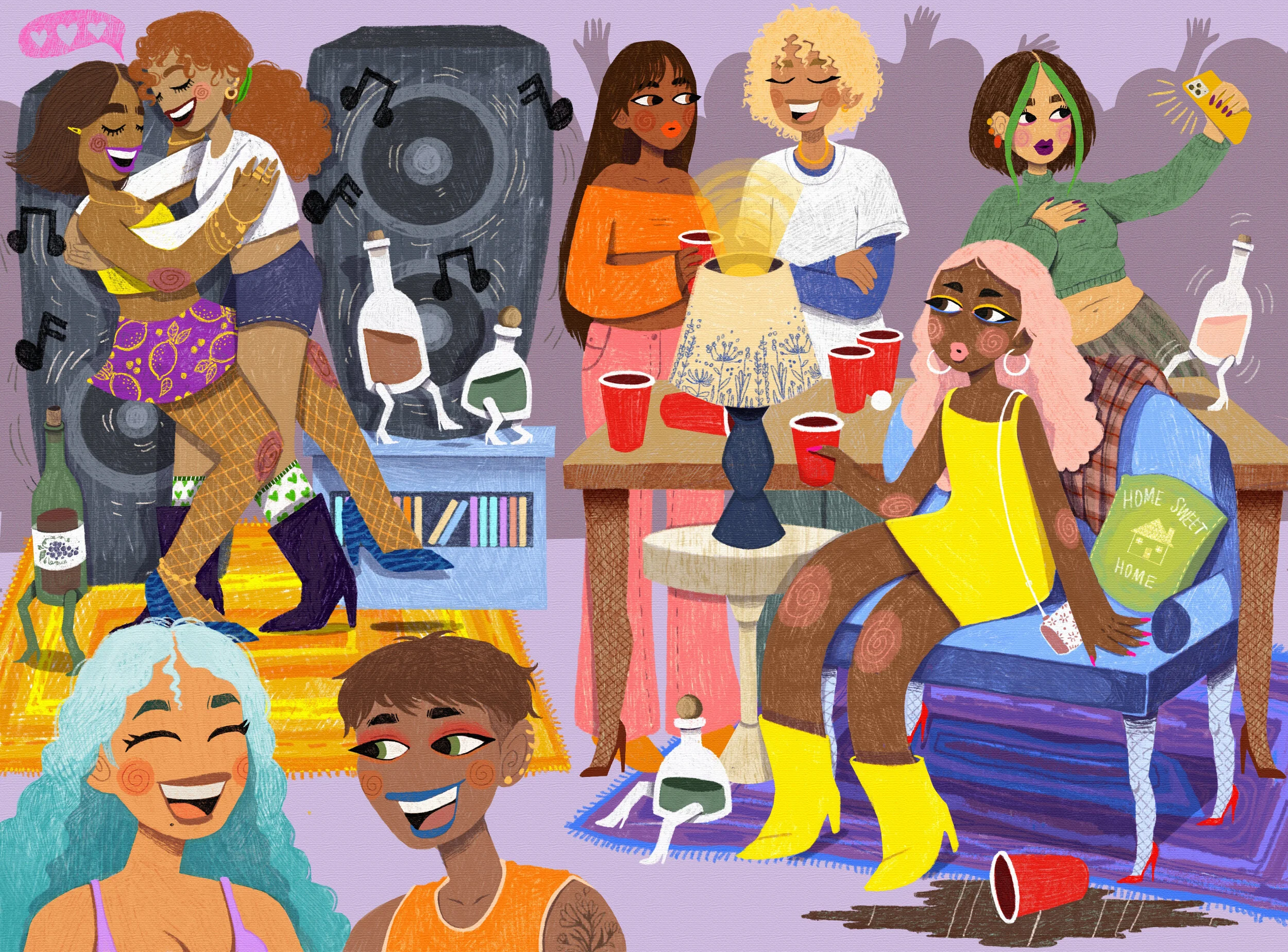 party scene of queer women 