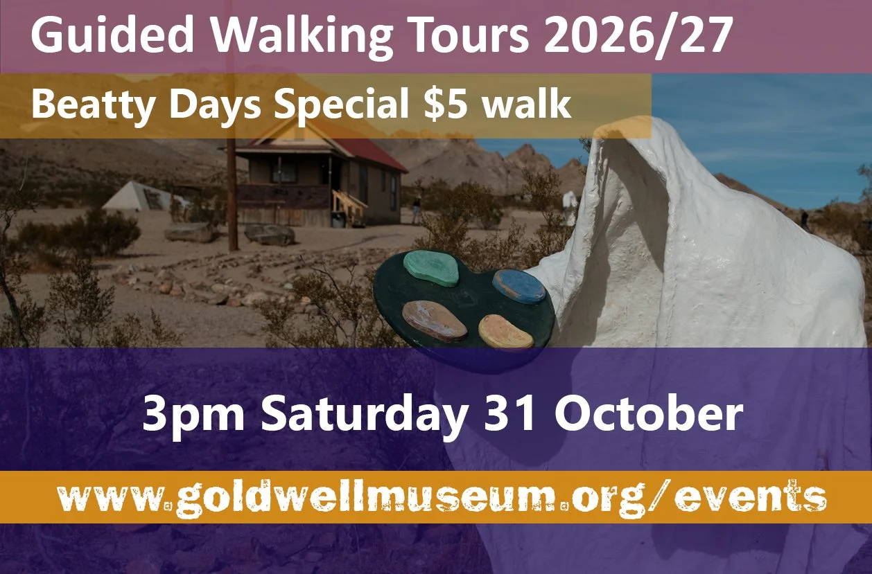 Goldwell Museum Walking Tour - 3pm 31st October 2026