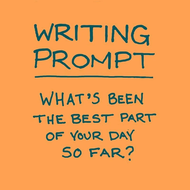 Simple prompts can help you to get started with writing an entry.