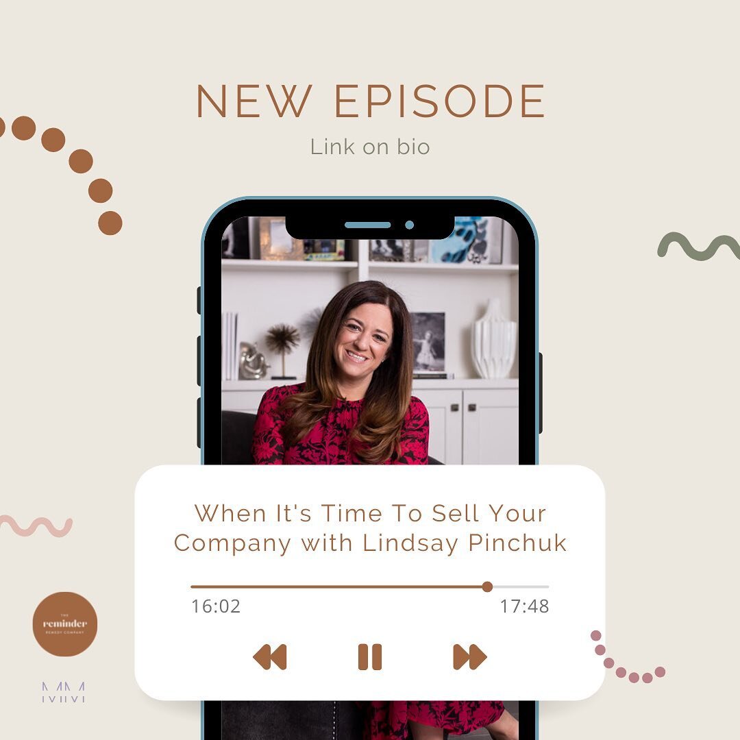 A mother's day special. 🌹

With $500 in her pocket and a baby in her belly, she left her high-powered job as a magazine publishing executive and founded her first company.

In today&rsquo;s episode, our special guest is @lindsaypinchuk - an award-wi