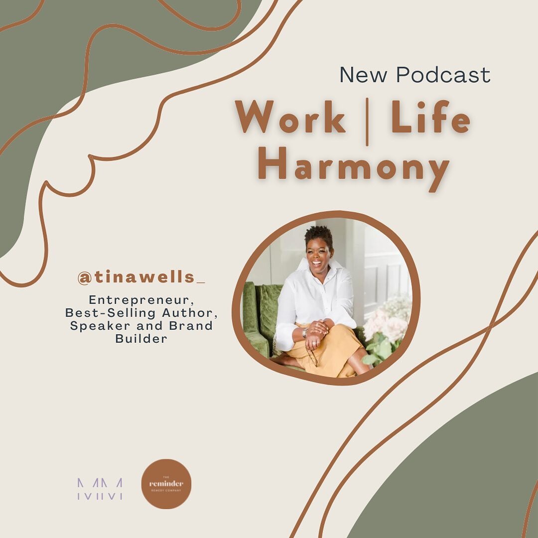 Let's be honest, the only question on our mind most days is &ldquo;what is the key to achieving work-life balance?&rdquo; Is it even possible???

On today's episode, @tinawells_ an entrepreneur, best-selling author, speaker, and brand builder shared 