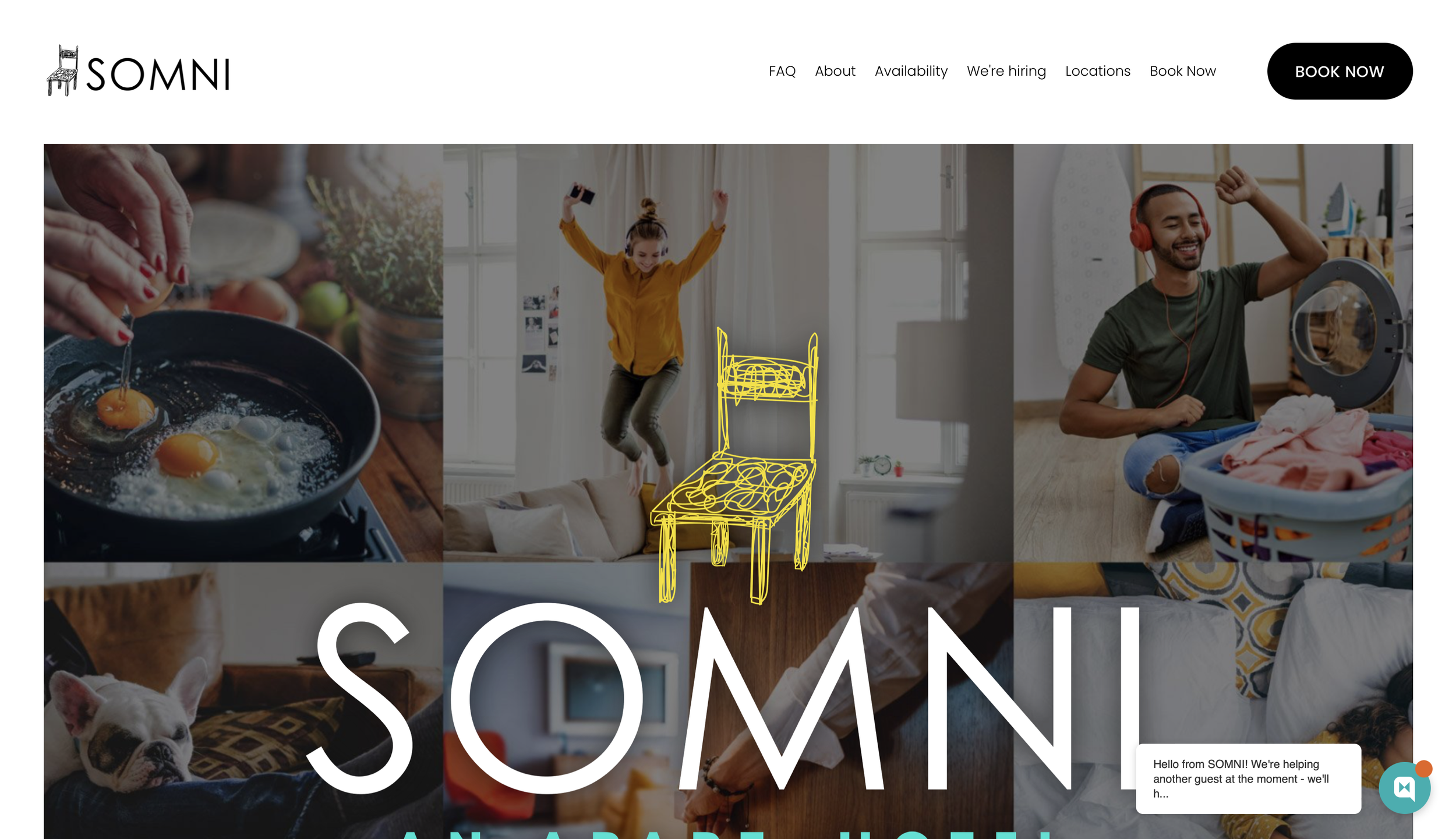 SOMNI apart•hotel website