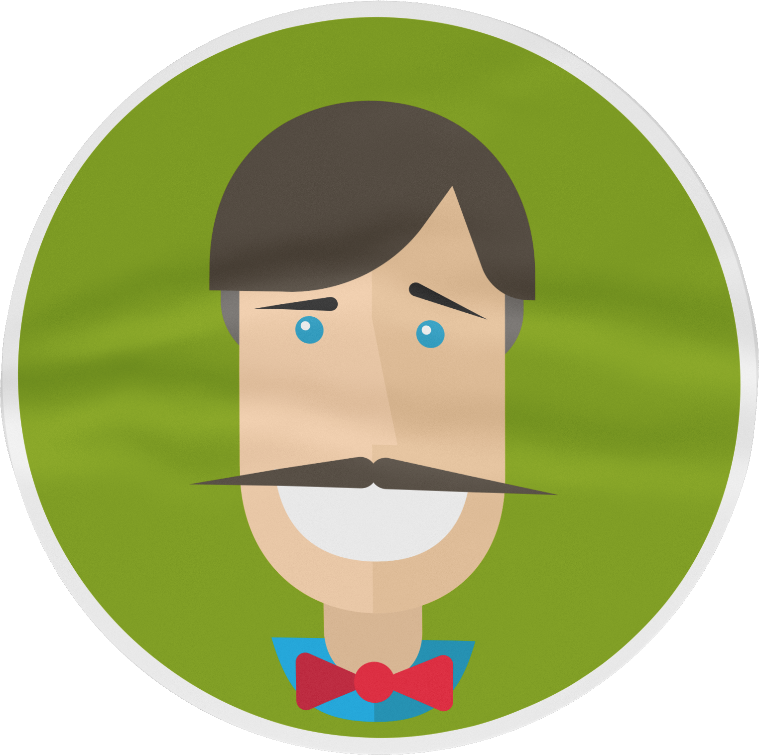Custom vector illustration portrait of Art Director Robert from BRND CRTV.