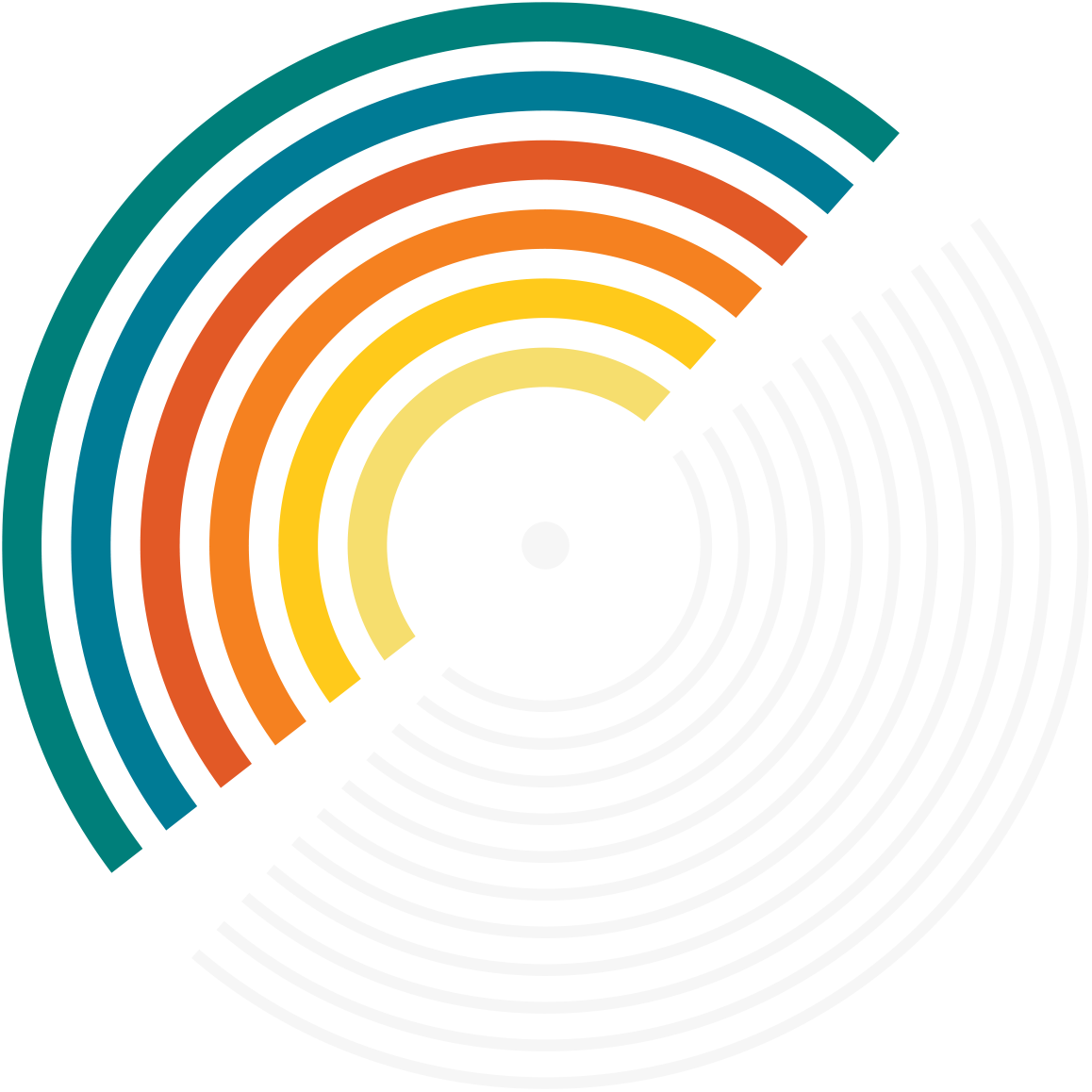 Modernized Discogs concept logo design featuring a colorful vintage vinyl record and integrated turntable tonearm typography.