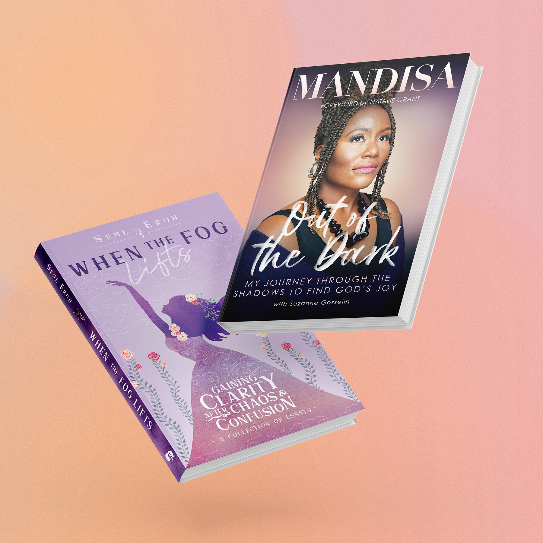 MANDISA Out of the Dark book cover design
