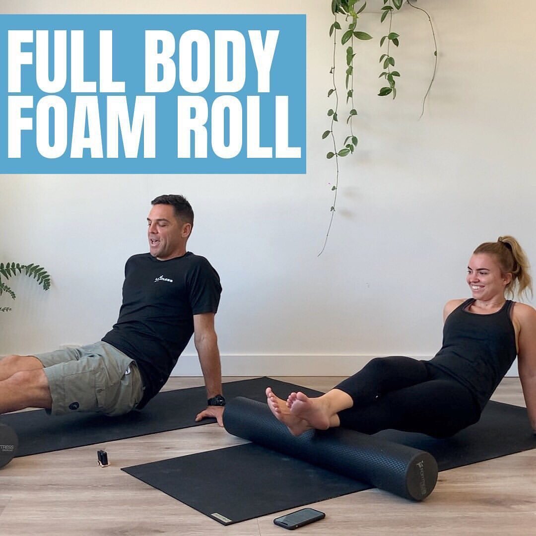 Had some fun &ldquo;rolling around&rdquo; with @yogi_aimie yesterday in the clinic, who is is the founder of @brontebeachyoga. Aimie had some of her yogis ask her some questions about foam rolling so she asked me to shoot a video with her and talk ev