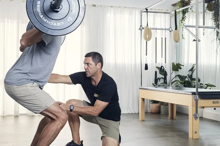 one on one rehab with client