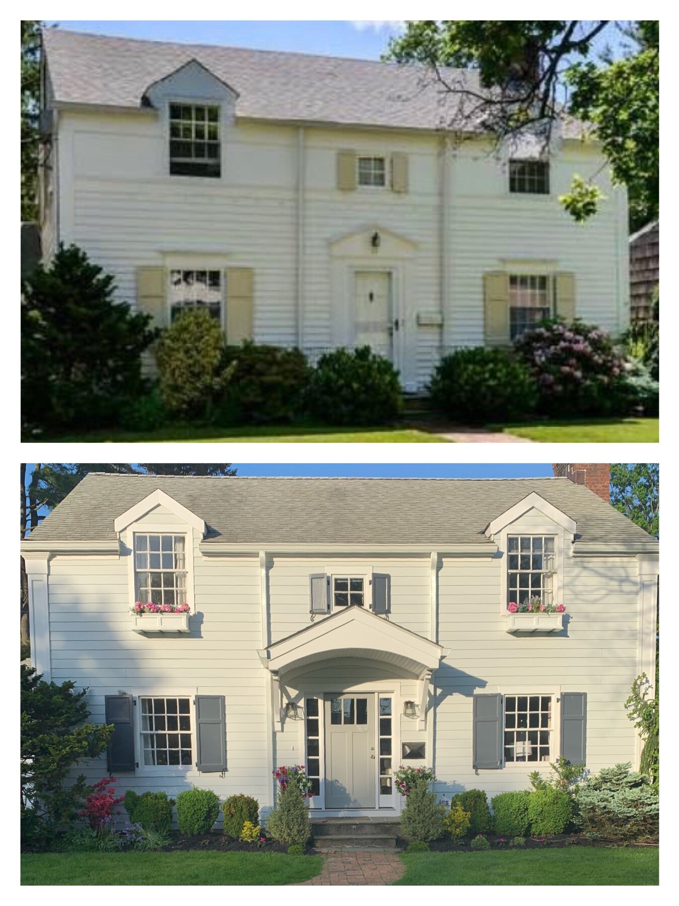 The evolution of our home - before and after the renovations!