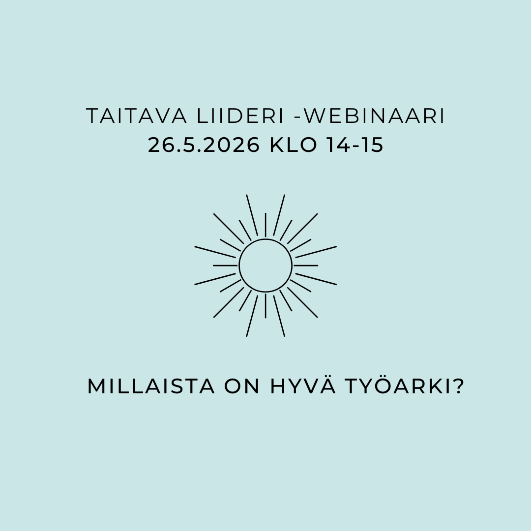 Hyvä työarki -webinaari