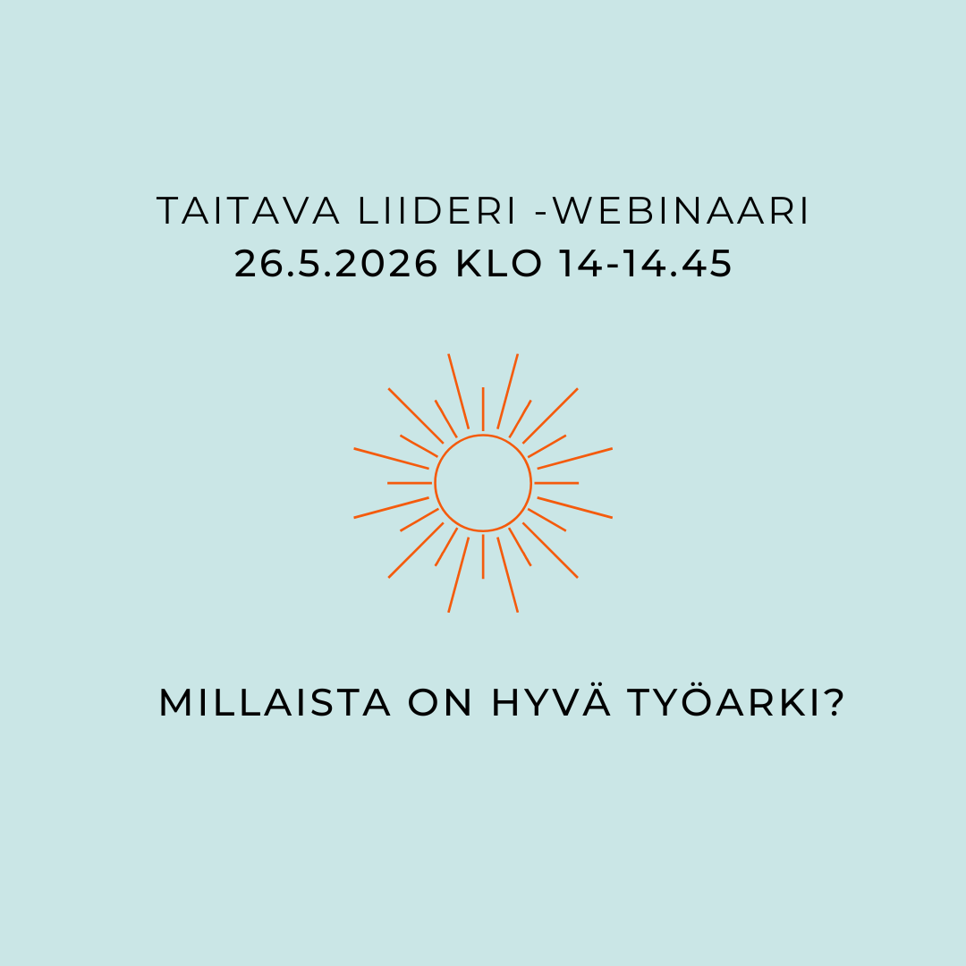 Hyvä työarki -webinaari