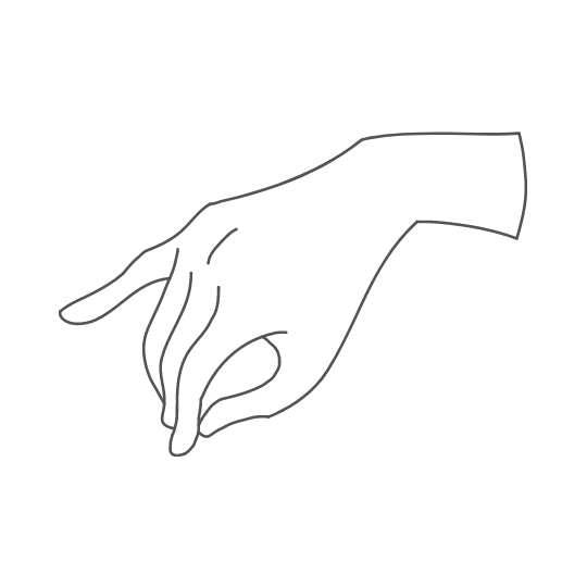 hand-drawn aim target icon