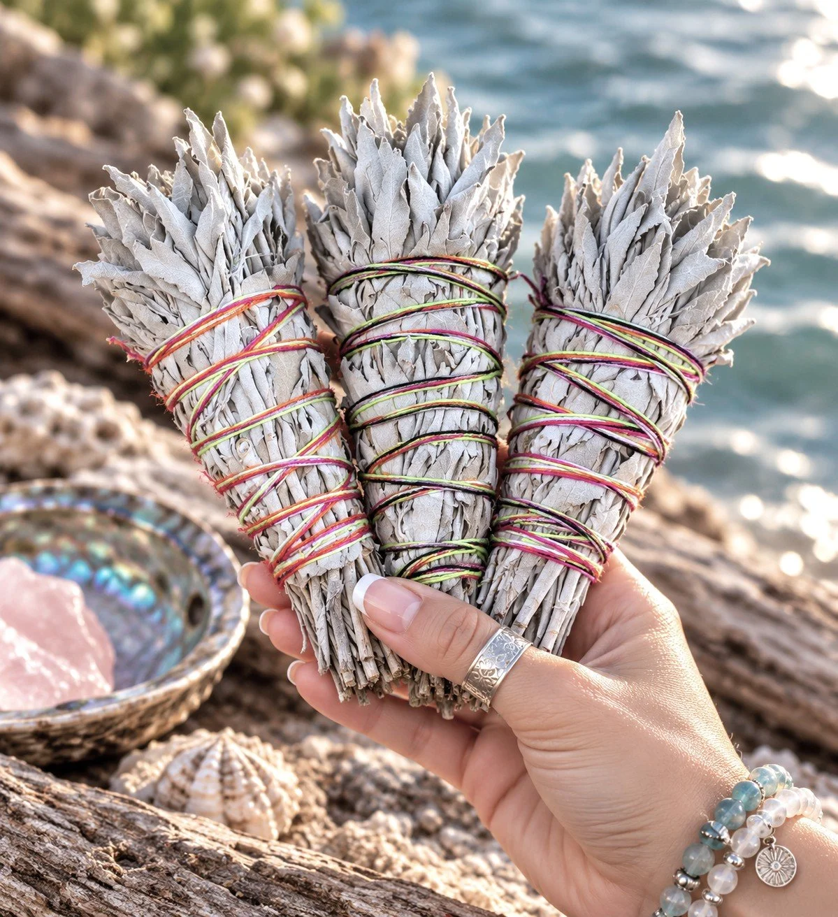 Clear & Purify - Cone Shape Smudge Wand (B)
