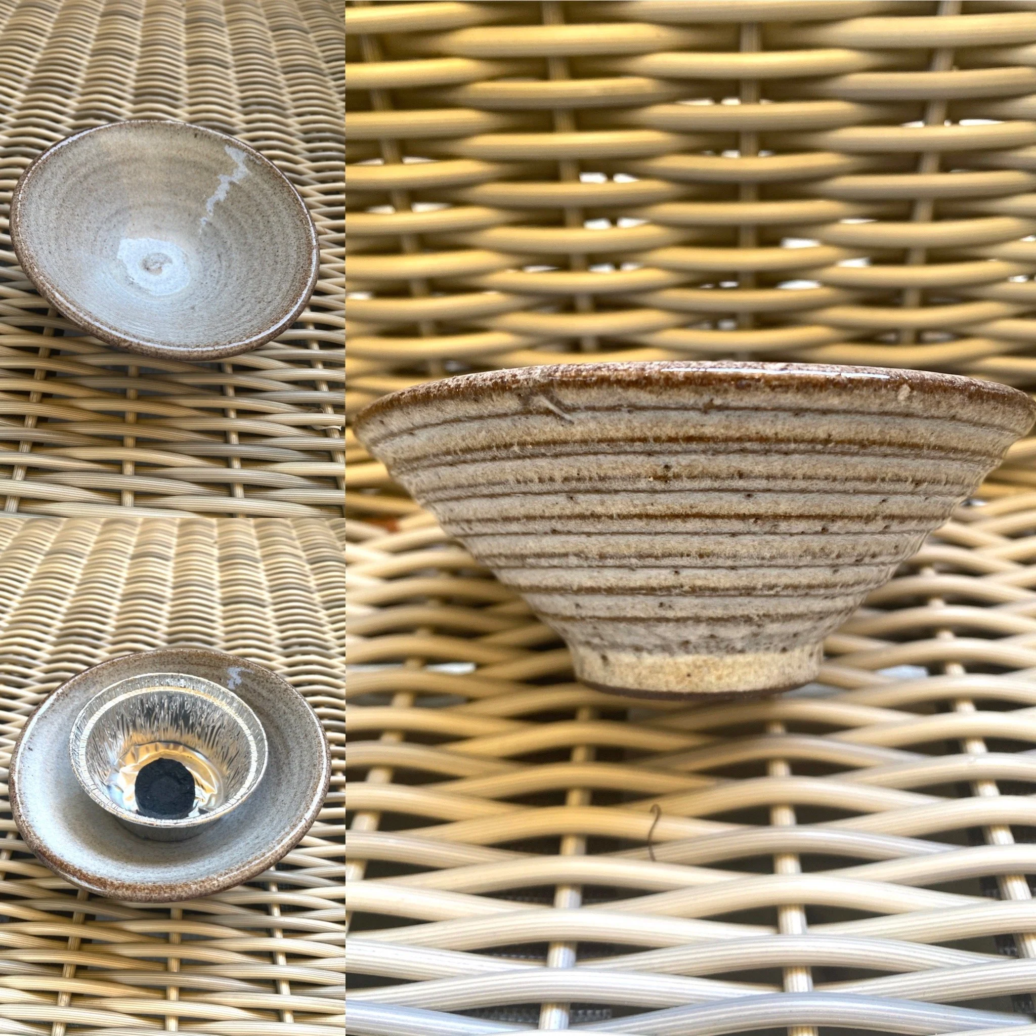 Dove Grey Brown Funnel Bowl - 1.JPG