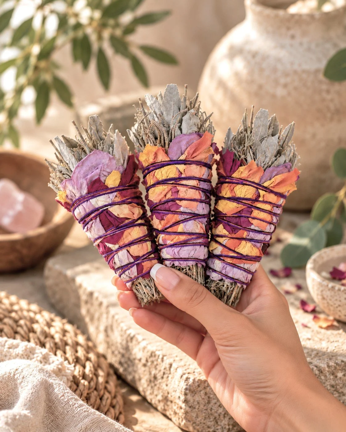 Manifest your Intentions - Cone Shape Smudge Wand