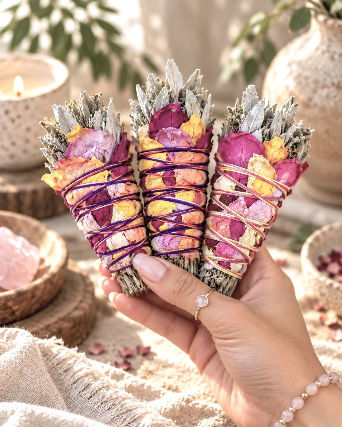 Clear & Purify - Cone Shape Smudge Wand (A)