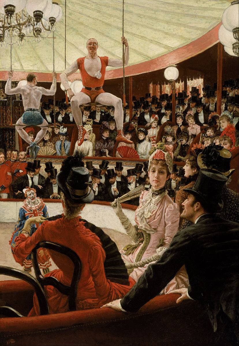 James Tissot - Women of Paris - The Circus Lover - 1885