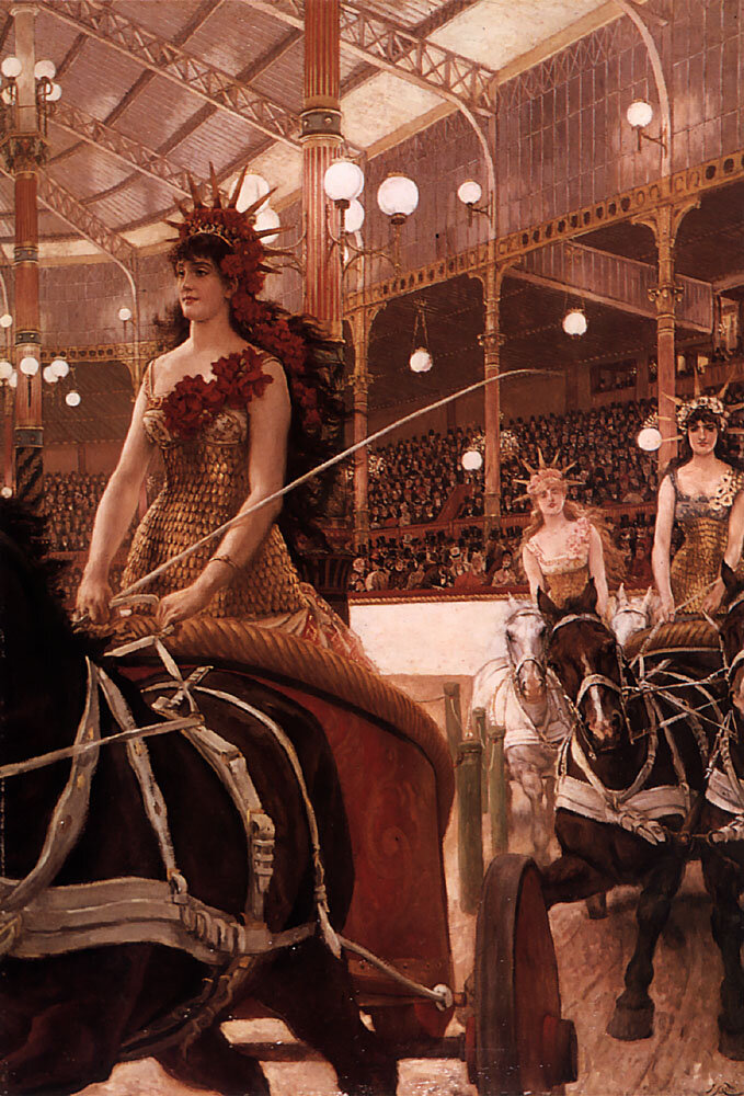 James Tissot - The Ladies of the Cars, between 1883 and 1885