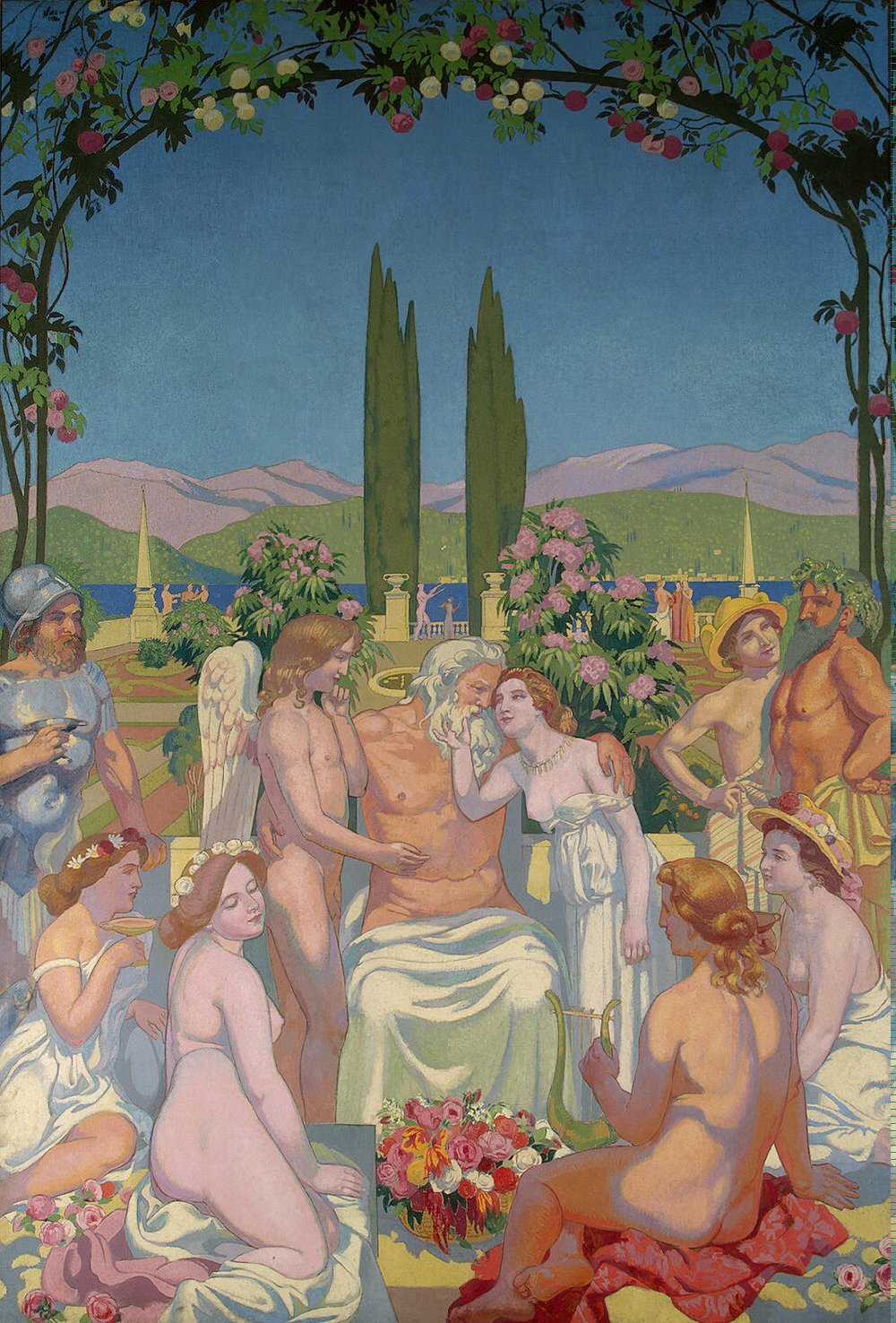 Panel 5 In the presence of the gods Jupiter bestows I, 1908