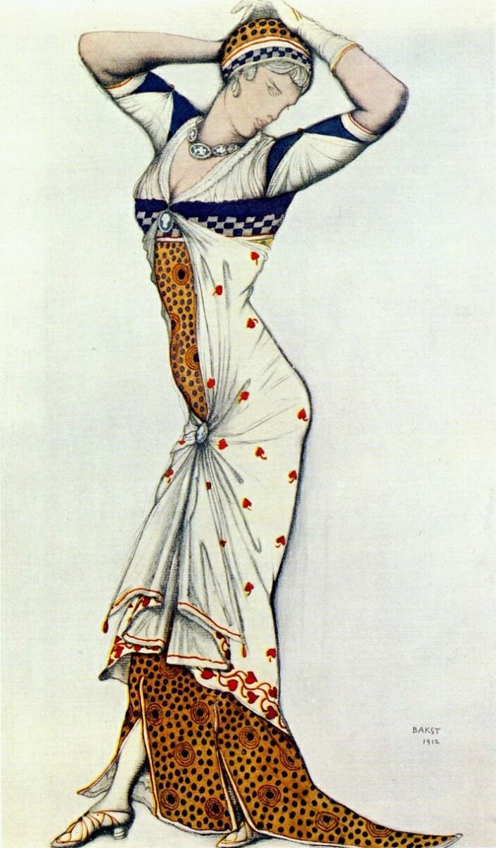Design for a lady's dress, 1912