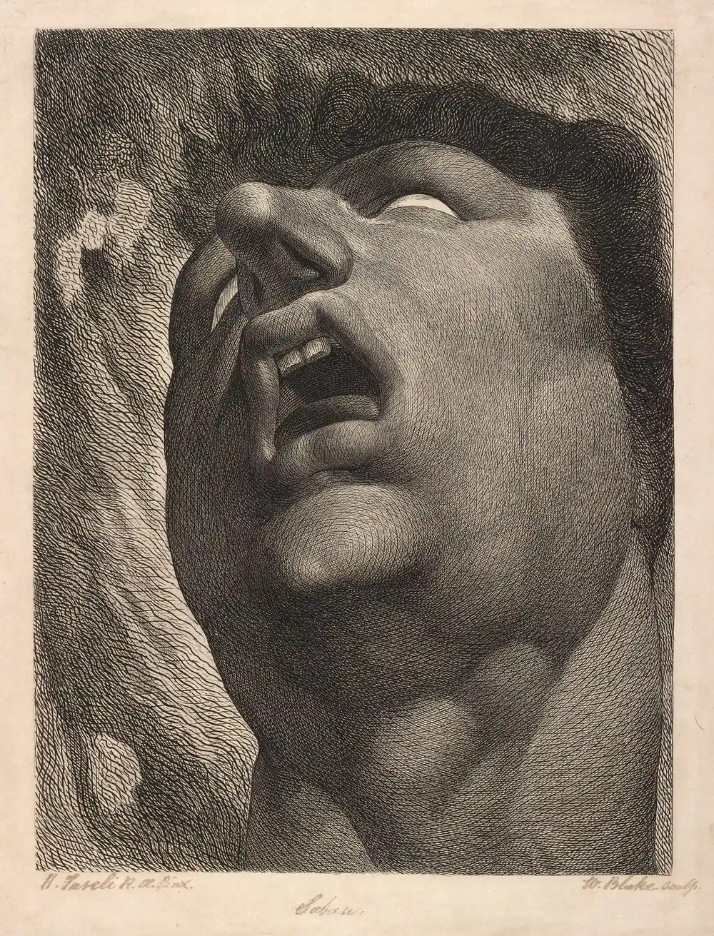 Satan by William Blake, 1789