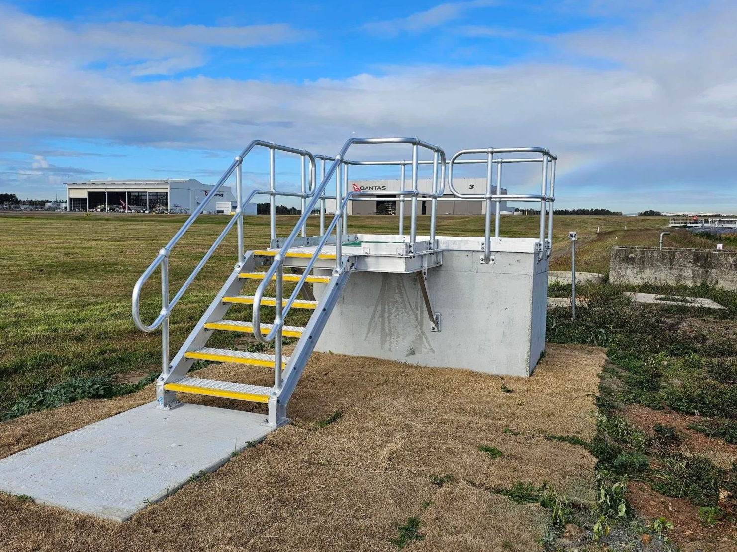 Surge 4 Small Sites Access Upgrade - Project involved the design of nine (9) unique access systems to service mains water infrastructure in and around a major Australian airport. Ignite were engaged to complete this work by the fabricator, BDR Stainl