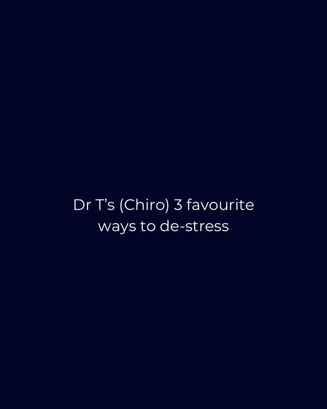 Dr T (Chiro) sharing his 3 favourite ways to de-stress&hellip; featuring some very enthusiastic commentary from Dom 😂

#chiro #health #wellness #brisbane #ascot