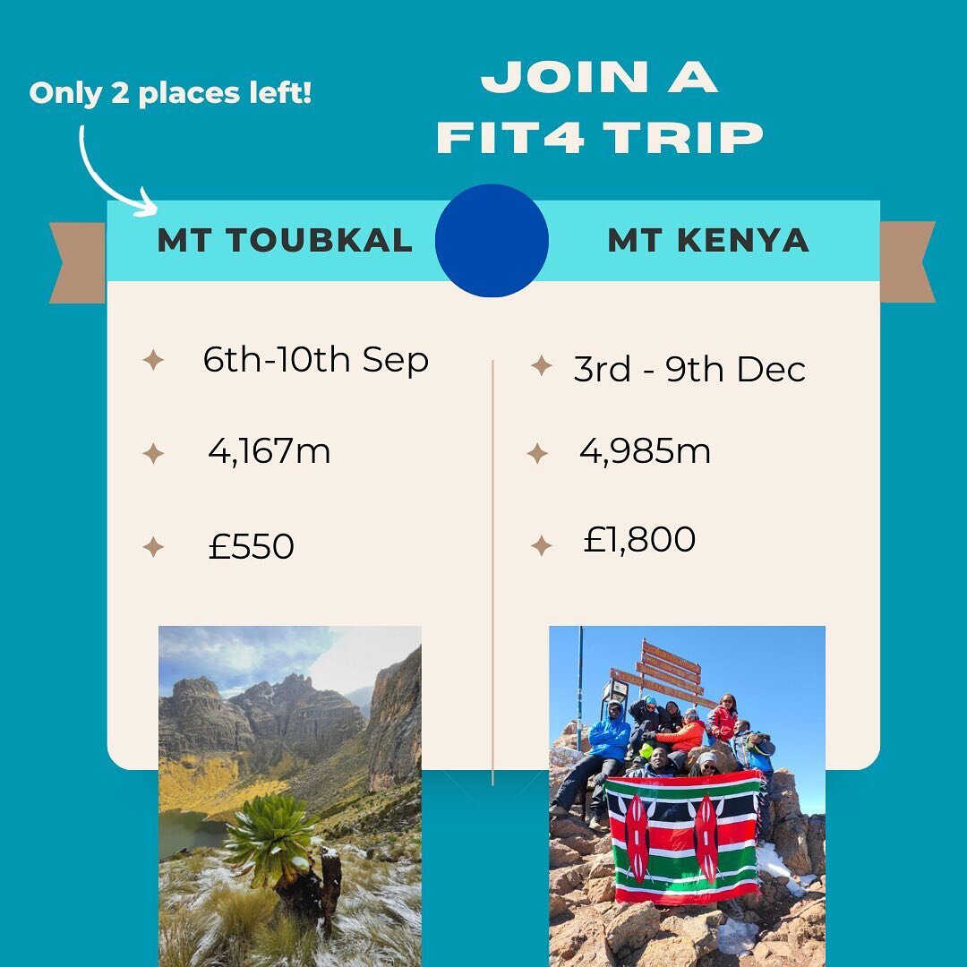 Like the look of the trips we have on the cards for this year? Get in touch for more details or visit our website (link in bio). Both are great adventures for anyone looking for a challenge to work towards and get some experience hiking at altitude ?