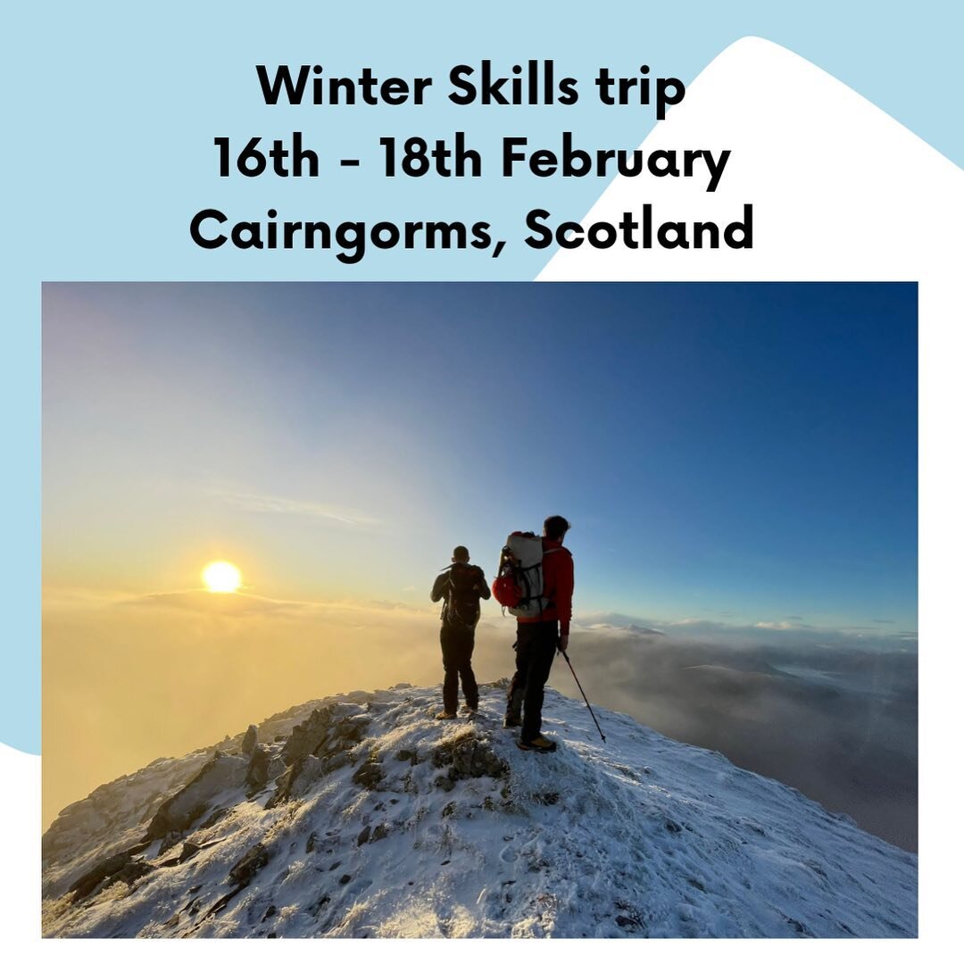 With winter just around the corner, join our winter skills course in the Cairngorms, Scotland ❄️ 
Learn how to stay safe in the mountains this winter on one of our weekend courses. Check out our website for dates and a full itinerary, or come along t