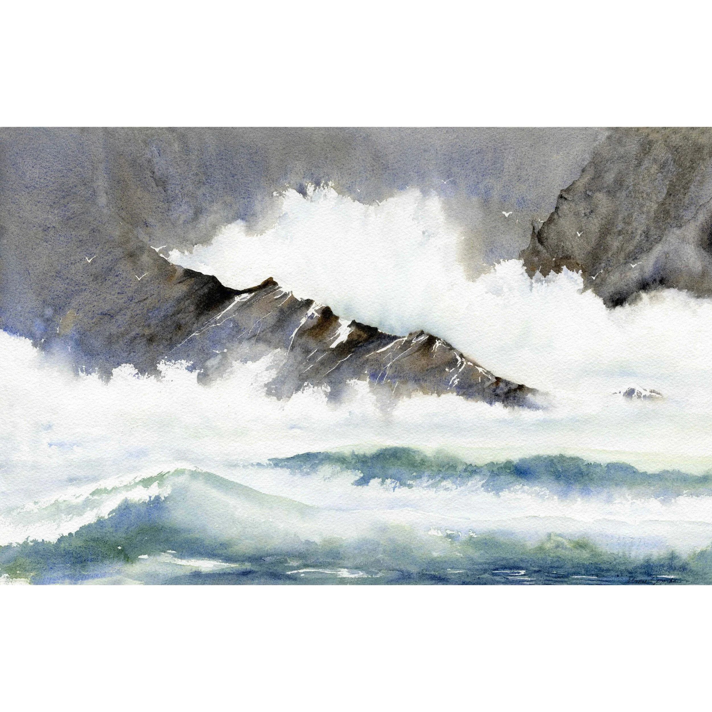 Stormy Waters. The Wild Atlantic Waves crash into Leenan Head creating wonderful displays of power and beauty. I felt the need to try to capture the power of the Stormy Waves.