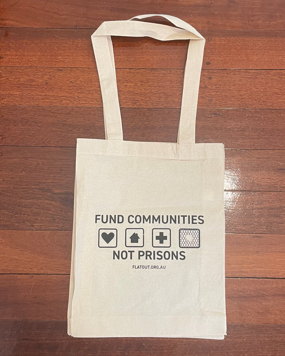 Fund Communities Not Prisons tote bag