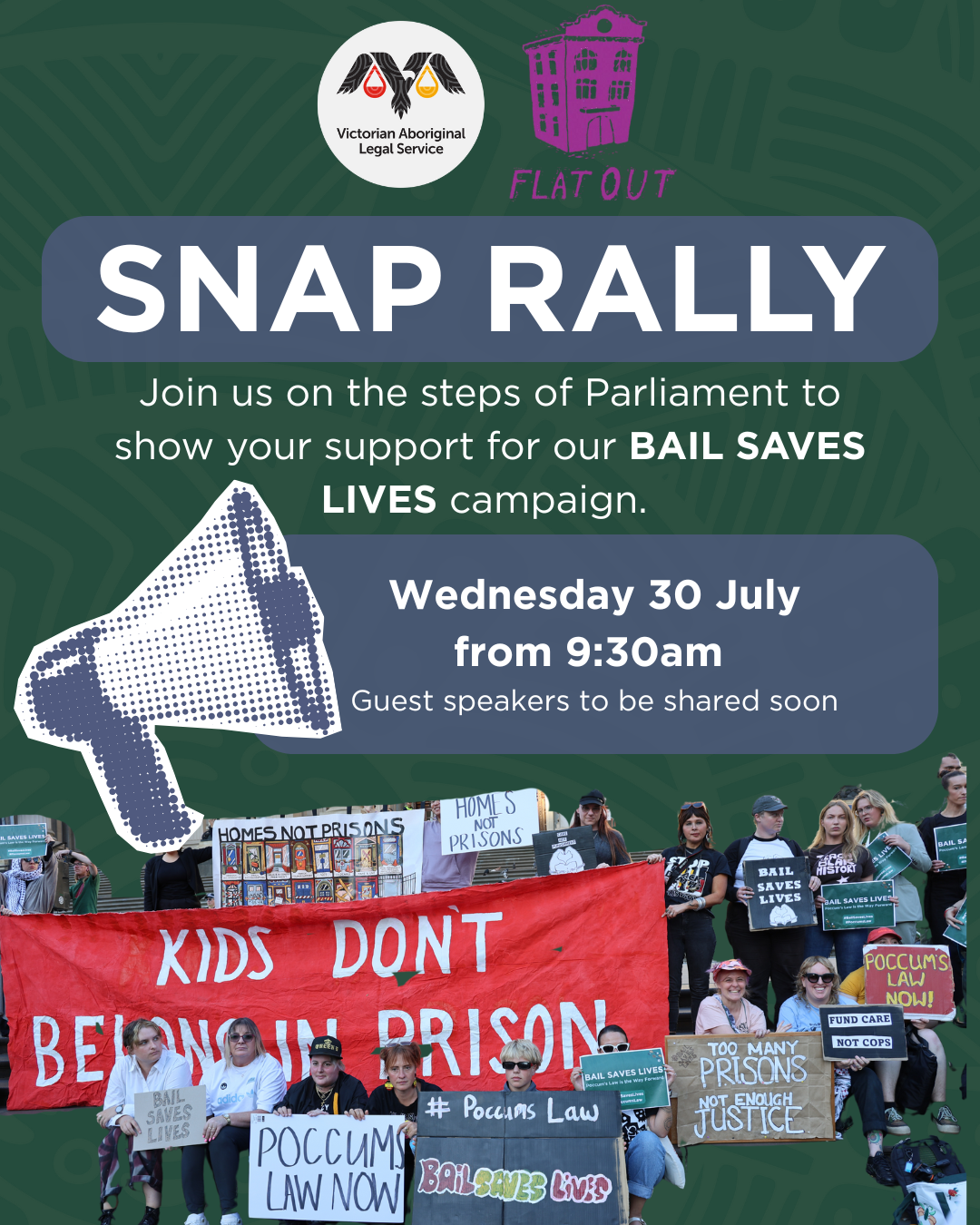 Our response to “tougher bail laws” announcement by the Victorian Government today.