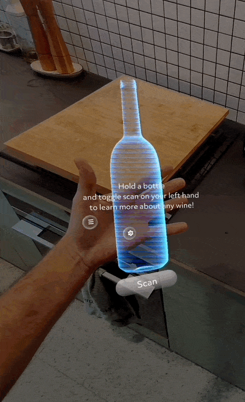 Snap Spectacles - Wine ScannAR