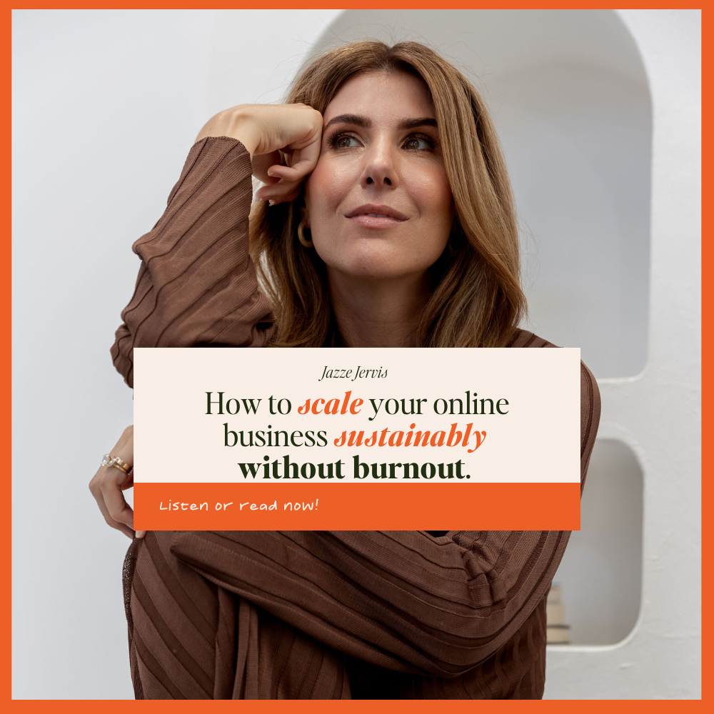 How to scale your online business sustainably without burnout. — Jazze ...