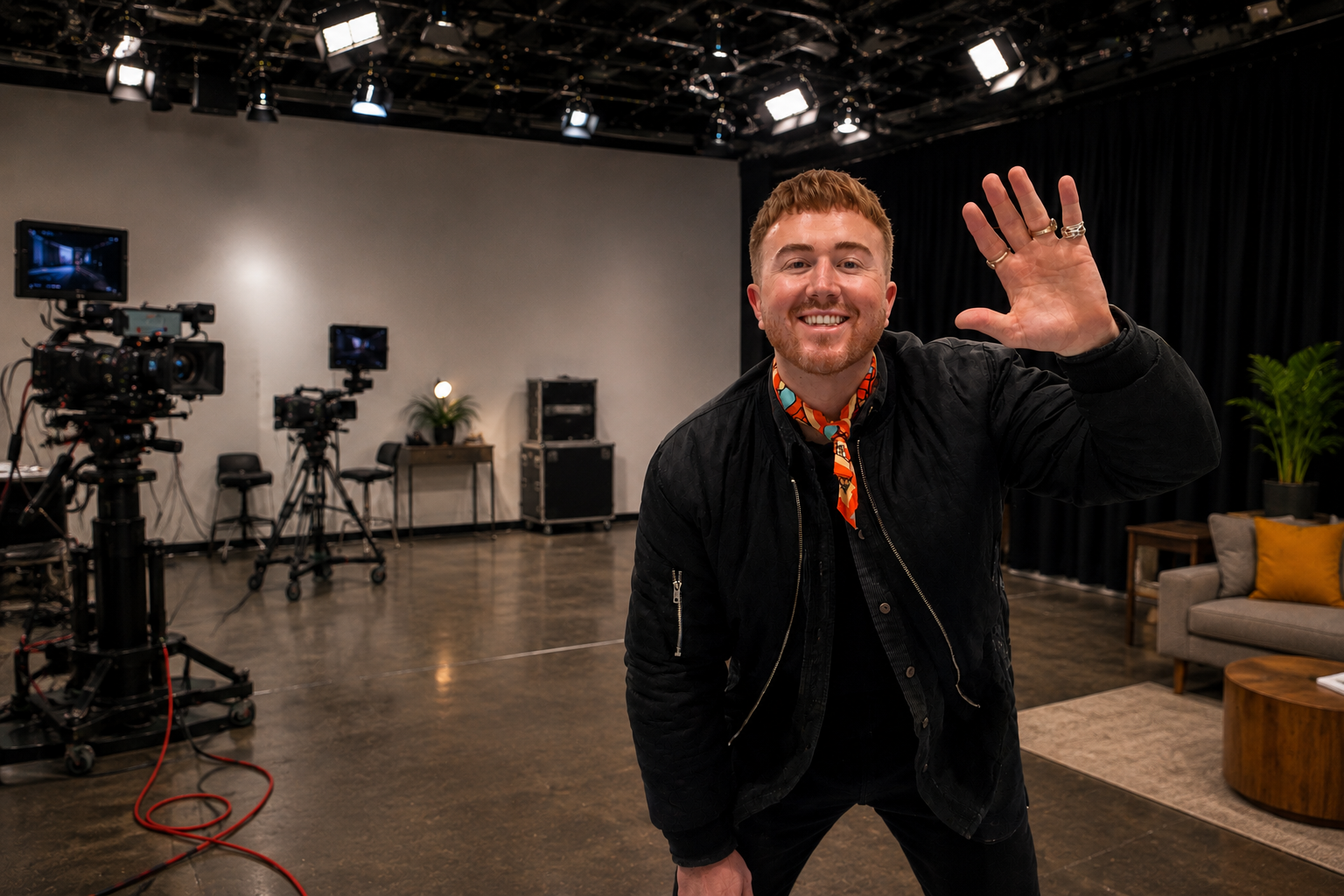 Costume Designer and Stylist Patrick Jack on set