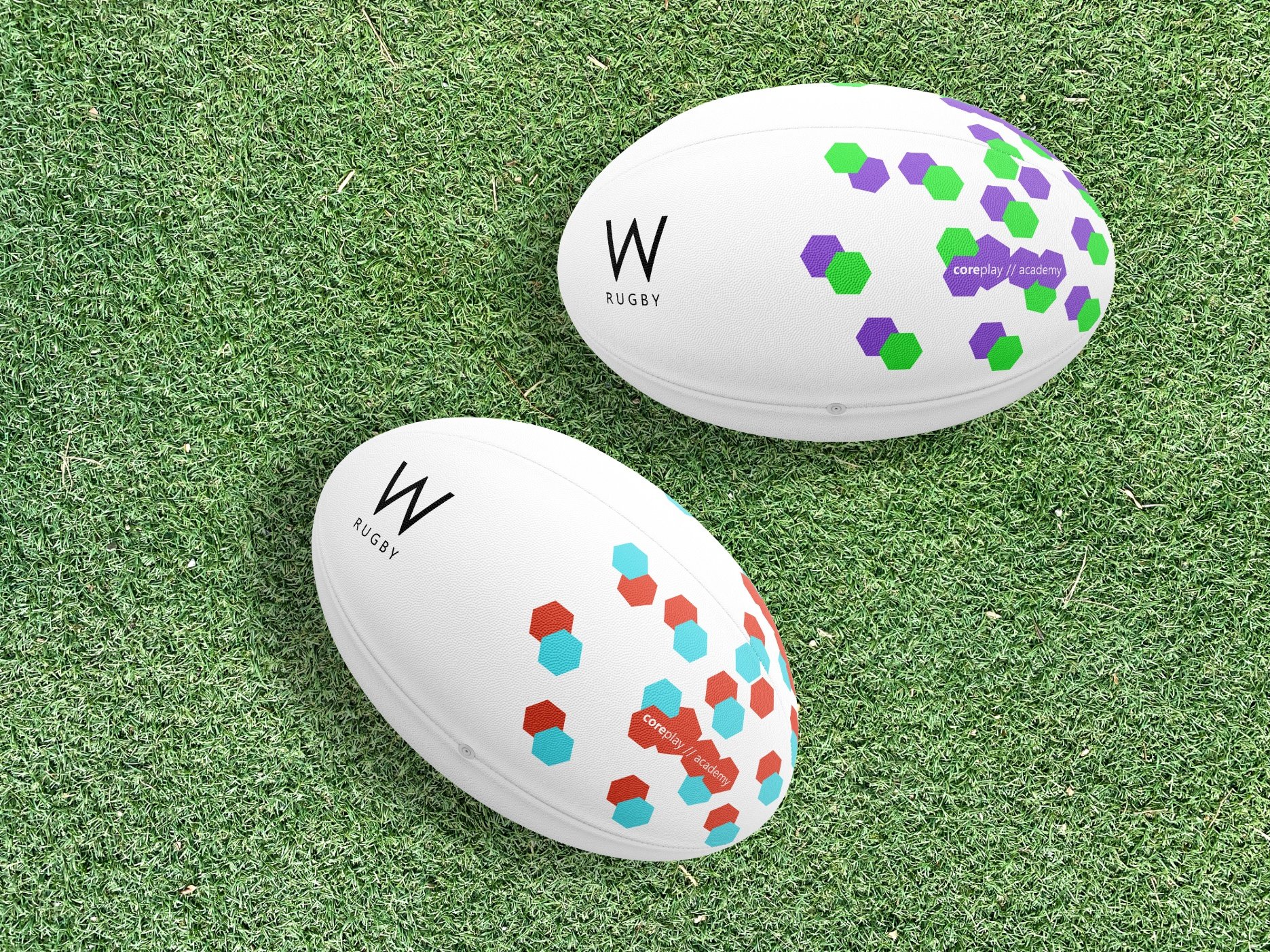W RUGBY TRAINING BALL