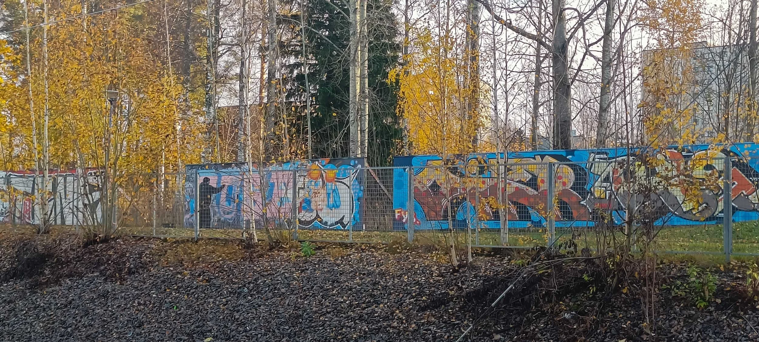 Myyrmäkeläinen graffitimaalari vieraili Jesse Pasasen kanssa Koivukylän graffitiaidalla, kun Yle teki heistä artikkelia johon kuului myös videohaastattelu..