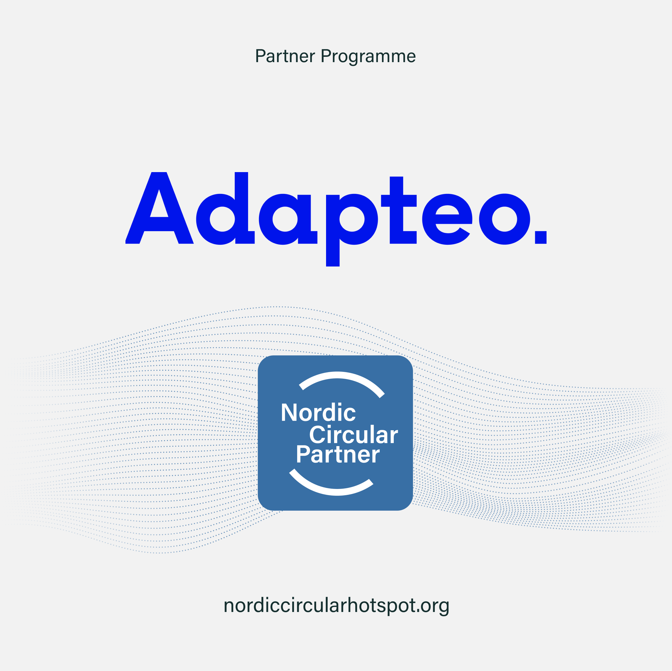 New partnership: Adapteo — Nordic Circular Hotspot
