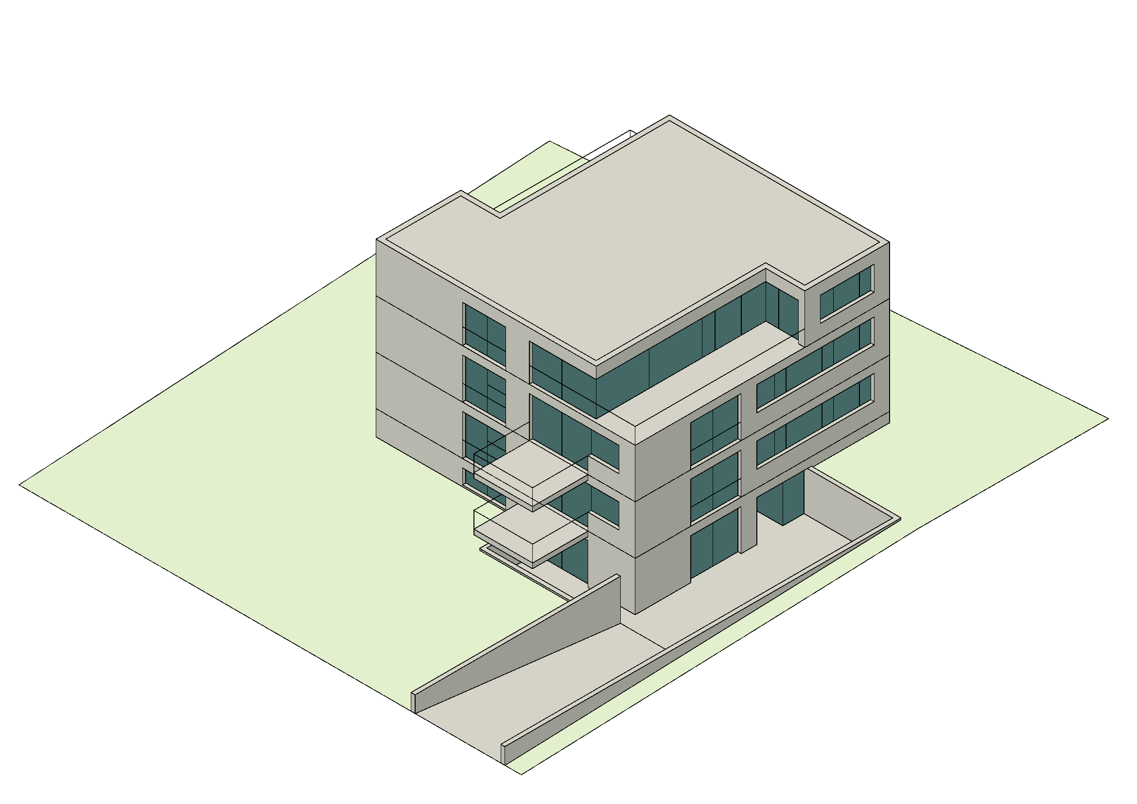 Überbauungsstudie Neumünsterstrasse Zürich, 2018