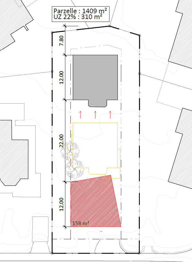 Verschiebung Villa und Neubau am Zürichberg, 2024