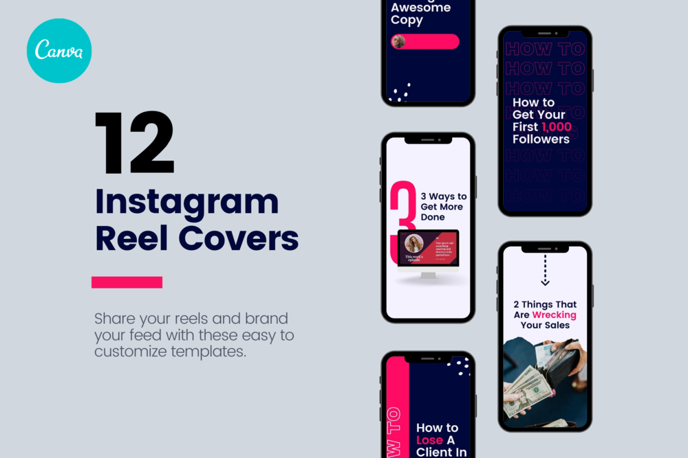 Instagram Reel Covers — Canva Templates for Entrepreneurs