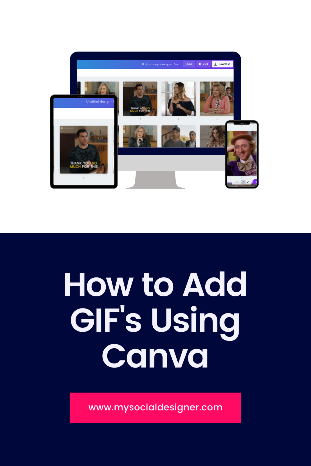 How to Add Gifs with Canva — Canva Templates for Entrepreneurs